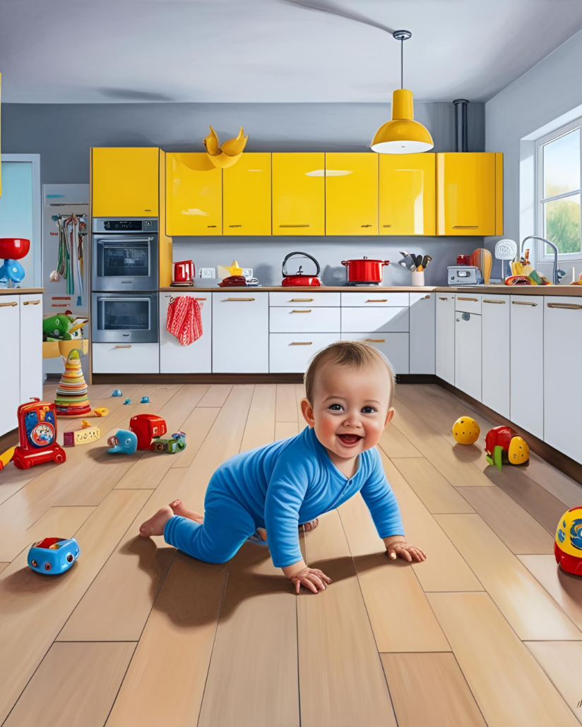 Cocinas Abiertas con Seguridad Infantil: 7 Claves para Proteger a Tu Bebé en Espacios sin Barreras