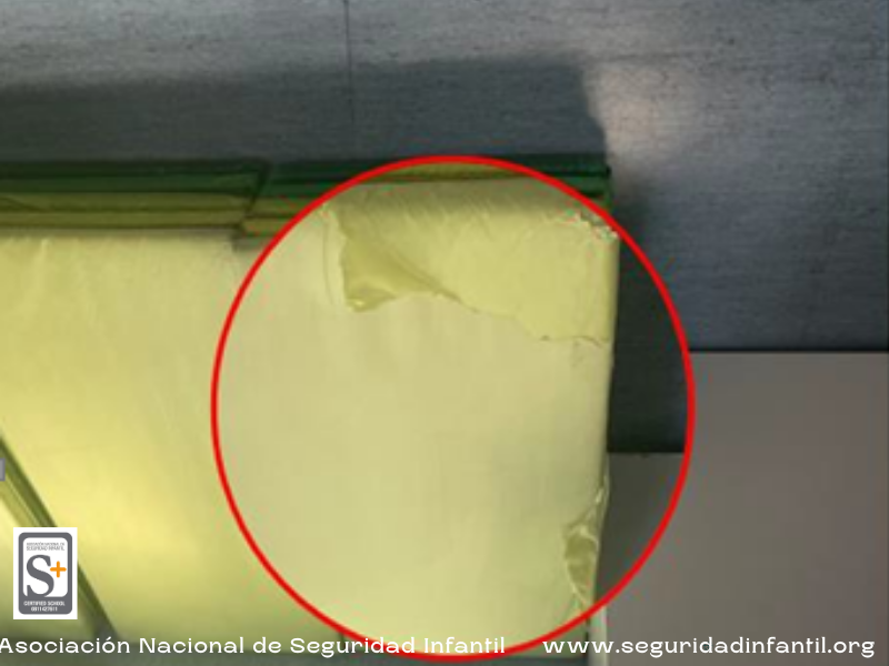Escuela infantil: riesgos con las colchonetas plegables