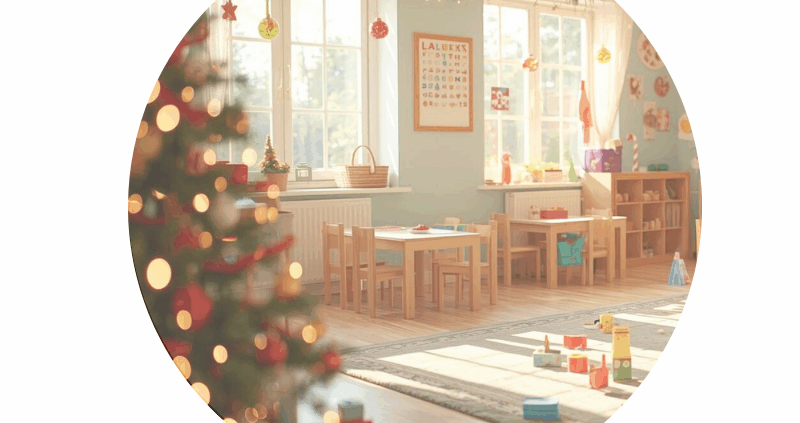 Decoración navideña segura en escuelas infantiles: cómo crear magia con seguridad S+