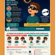 INFOGRAFIA SEGURIDAD INFANTIL ECLIPSE SOLAR