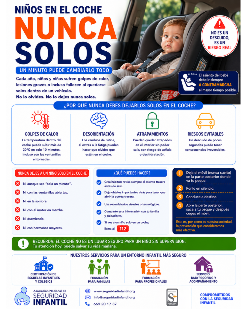 Niños en el coche: por qué una llamada puede provocar un olvido involuntario y cómo prevenirlo El peligro no siempre está en la negligencia, sino en el error humano