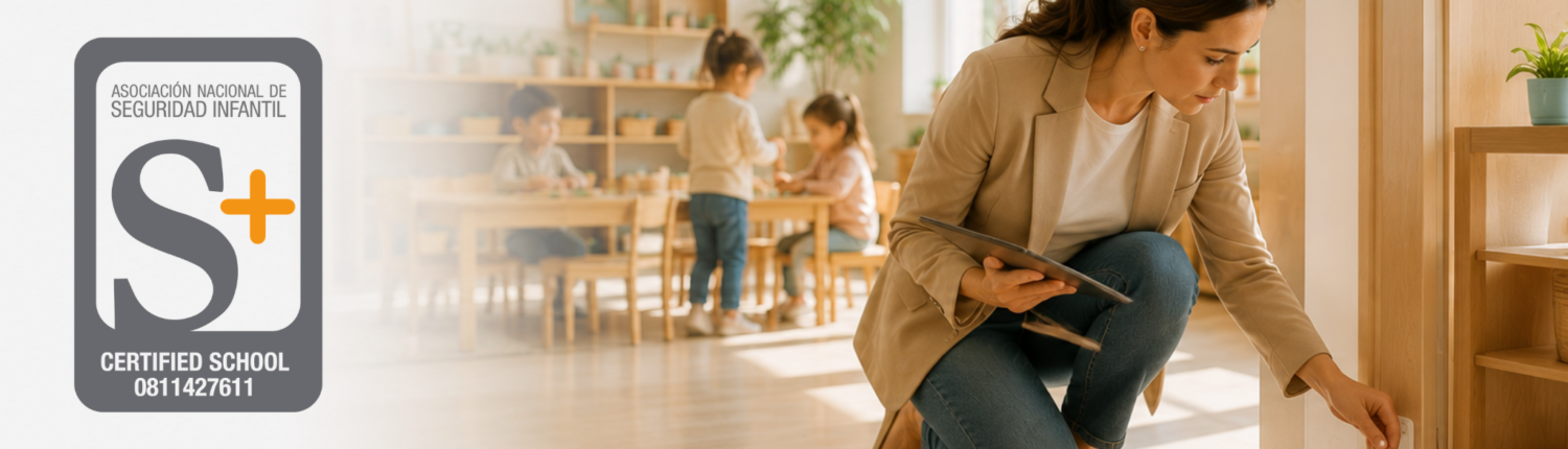 certificado s+ seguridad infantil acreditada para escuelas infantiles y colegios